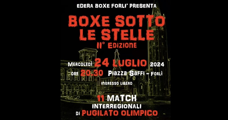 Boxe sotto le stelle